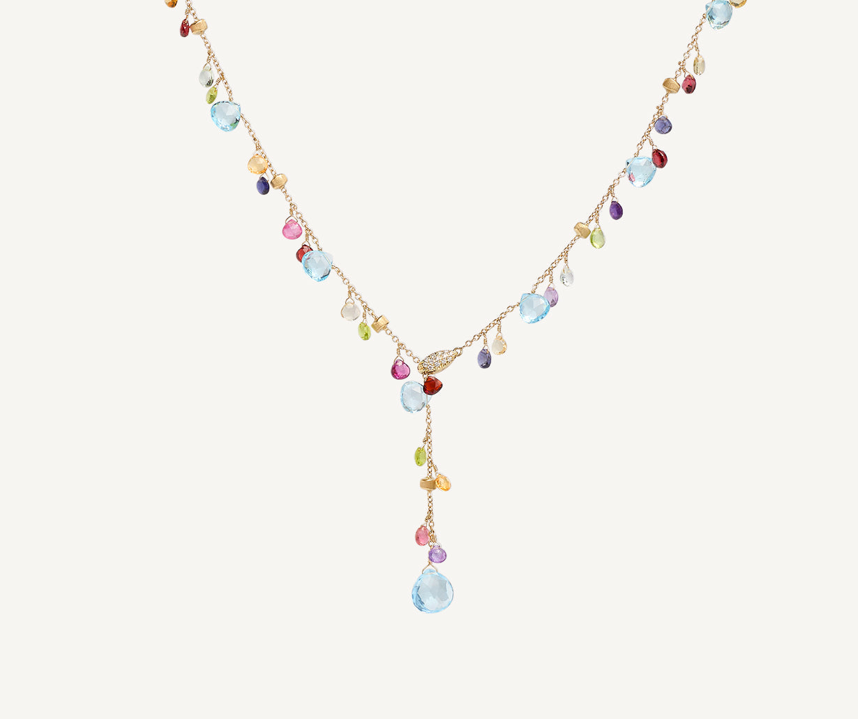 Marco Bicego Paradise Halskette, 18 Karat Gelbgold — Detailansicht 1