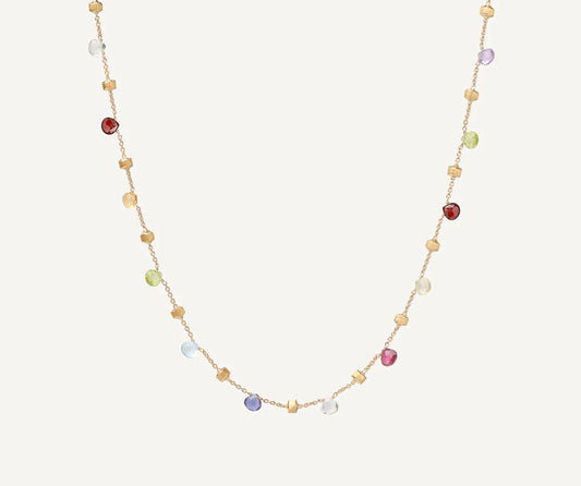 Paradise Halskette aus 18kt Gold mit Mischsteinen Größe EU_41