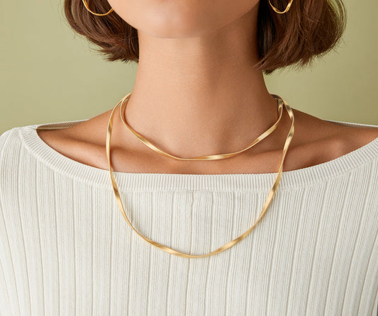 Marco Bicego Marrakech Halskette, 18 Karat Gelbgold — Detailansicht 1