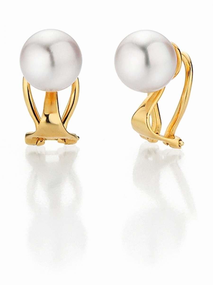 Ohrclip, Gold 750 Gelb – New Basics