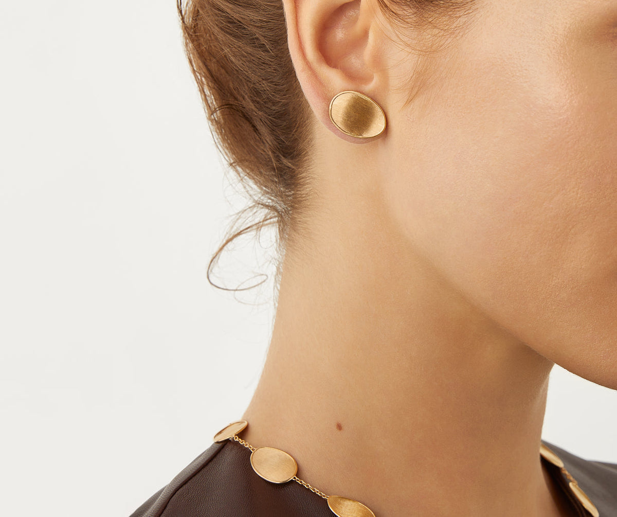 Marco Bicego Lunaria Ohrringe, 18 Karat Gelbgold — Detailansicht 2