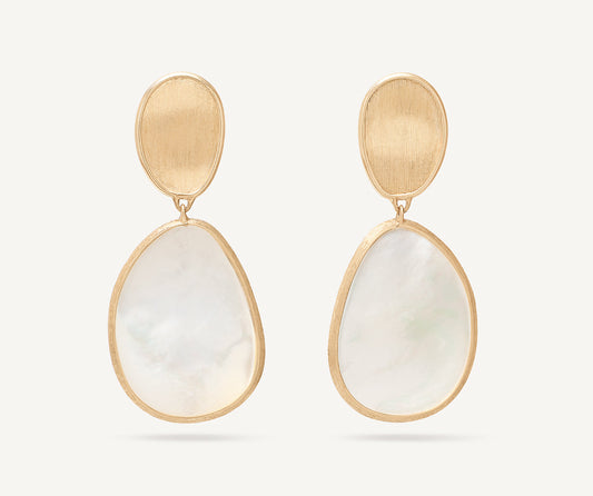 Marco Bicego Lunaria Color Ohrringe, 18 Karat Gelbgold — Detailansicht 1