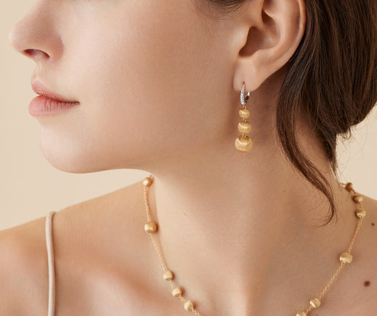 Marco Bicego Africa Ohrringe, 18 Karat Gelbgold — Detailansicht 1