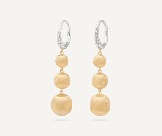 Ohrringe aus 18kt Gold mit Diamanten (Paar) Größe EU_0