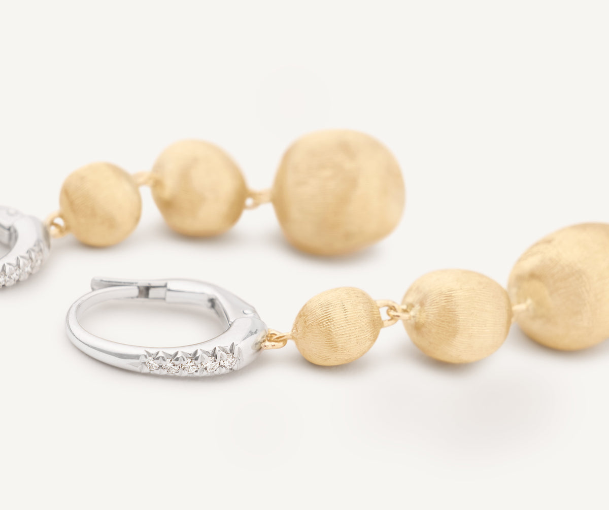 Marco Bicego Africa Ohrringe, 18 Karat Gelbgold — Detailansicht 2