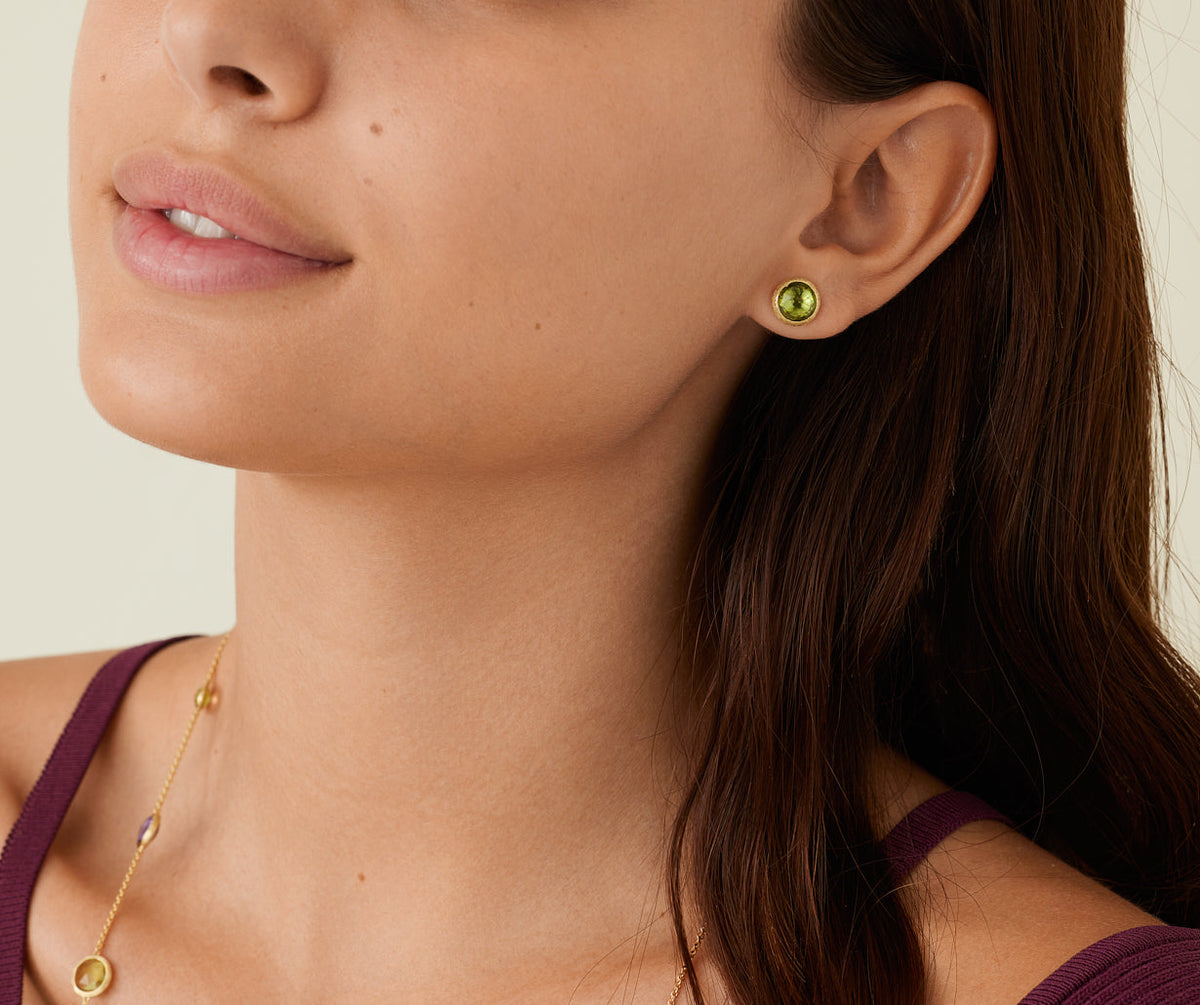 Marco Bicego Jaipur Color Ohrringe, 18 Karat Gelbgold — Detailansicht 2
