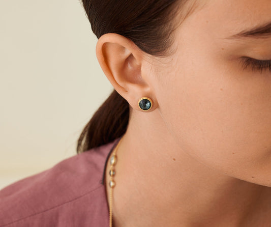 Marco Bicego Jaipur Color Ohrringe, 18 Karat Gelbgold — Detailansicht 1