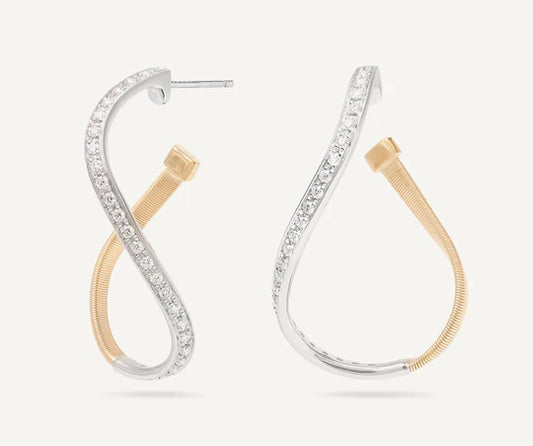 Ohrringe aus 18kt Gold mit Diamanten (Paar) Größe EU_0