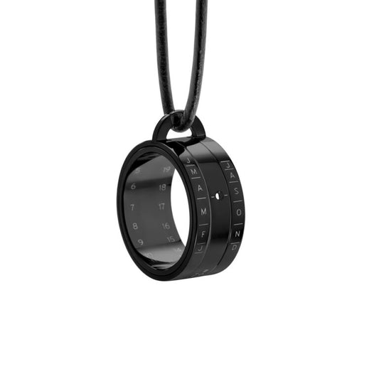 Sonnenuhr Edelstahl, schwarz beschichtet
