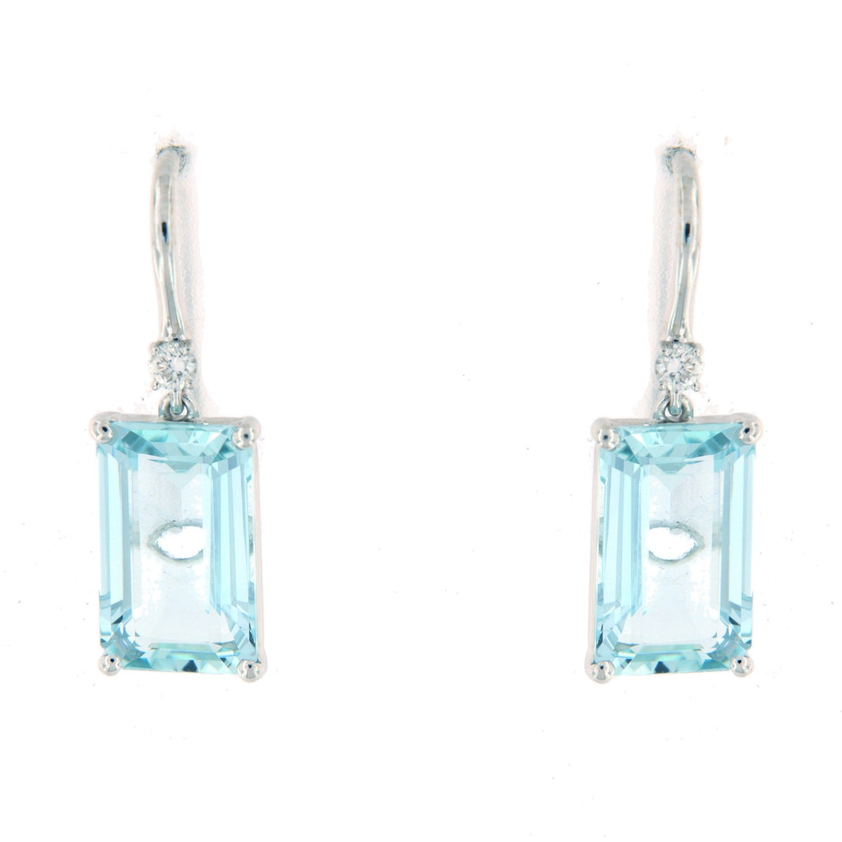 Alberti Ohrhänger, 750/-WG, Aquamarine, Anlg.55