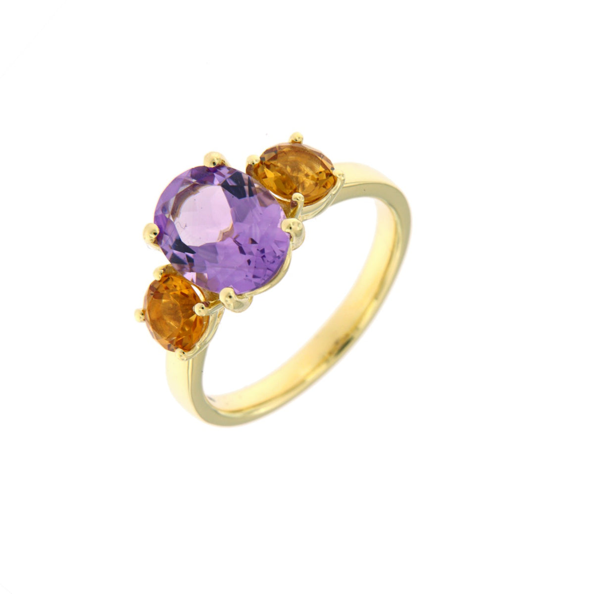 Alberti Ring GG 750/-, Cirtin, Amethyst