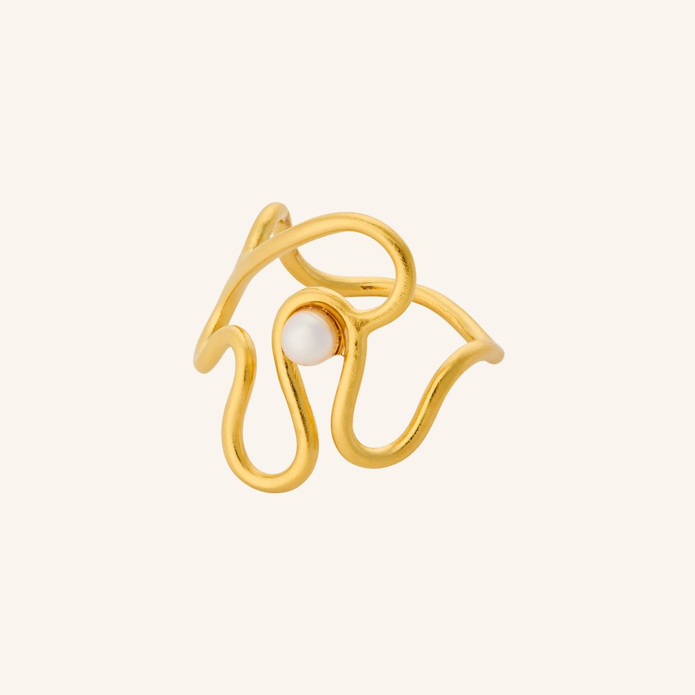 Bay Pear Ring gp 55