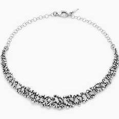 Perlage Necklace 40cm, 925/-si